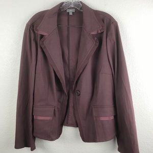 J.Jill Blazer SZ 14 NWOT Purple Button Up